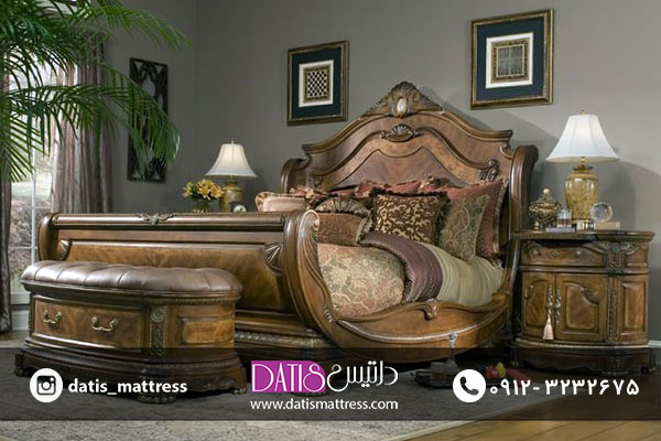 سرویس خواب کامل مدل آرشید برند داتیس مجموعه ای زیبا و لاکچری است