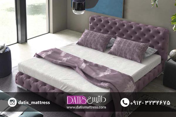 تخت خواب مدل آرتور طرحی مدرن دارد و در ترکیب با تشکی مناسب برای عروس و داماد به سرویس خوابی عالی تبدیل می شود