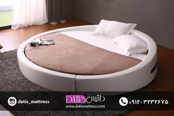 تخت خواب مدرن اوپوس دارای شکل و طرحی خاص و بسیار مدرن است