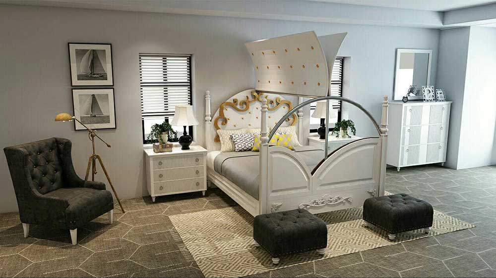 تخت خواب ضد زلزله هوشمند بزرگسال دو نفره مدل بالسا - تشک داتیس
