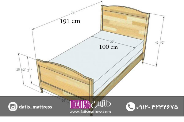 تخت توئین در واقع اندازه استاندارد تخت خواب کودک است